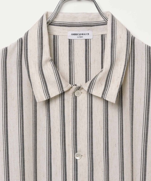 AMERICAN RAG CIE(アメリカンラグシー)の「【AMERICAN RAG CIE】ストライプジャケット(MEN)(その他アウター・メンズ・ブラック/ナチュラル・LARGE/MEDIUM)」の7枚目の写真