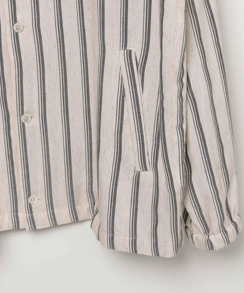 AMERICAN RAG CIE(アメリカンラグシー)の「【AMERICAN RAG CIE】ストライプジャケット(MEN)(その他アウター・メンズ・ブラック/ナチュラル・LARGE/MEDIUM)」の8枚目の写真