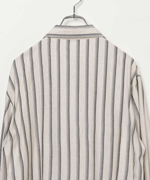 AMERICAN RAG CIE(アメリカンラグシー)の「【AMERICAN RAG CIE】ストライプジャケット(MEN)(その他アウター・メンズ・ブラック/ナチュラル・LARGE/MEDIUM)」の12枚目の写真