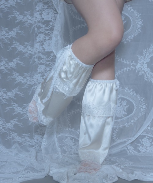monepine/モネピネ/新品 ホワイト フリル ショーツ&レッグウォーマー lace frill shorts＆leg warmers/レースフリルショーツ＆レッグ