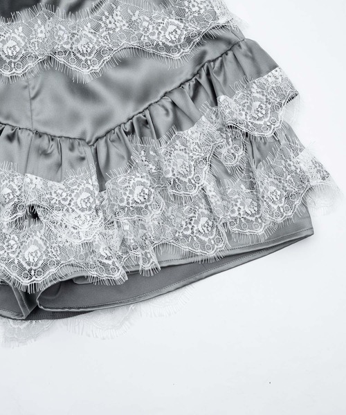 monepine/モネピネ/新品 ホワイト フリル ショーツ&レッグウォーマー lace frill shorts＆leg warmers/レースフリルショーツ＆レッグ