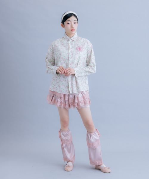 monepine/モネピネ/新品 ホワイト フリル ショーツ&レッグウォーマー lace frill shorts＆leg warmers/レースフリルショーツ＆レッグ
