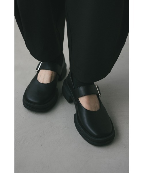 STYLEMIXER（スタイルミキサー）の「フレアヒールシューズ（パンプス・レディース・ブラック/ライトベージュ・SMALL/MEDIUM/LARGE）」の2枚目の写真