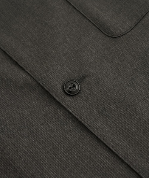 PUBLIC TOKYO（パブリックトウキョウ）の「スムージーリラックスオープンカラーシャツ（シャツ/ブラウス・メンズ・ダークグレー/ブラック/ベージュ/ダークブラウン・1/2）」の16枚目の写真