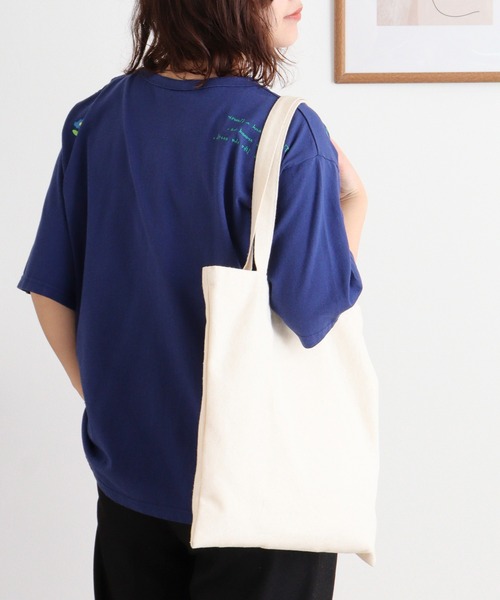 Emago（イマゴ）の「EMAGO くるくる刺繍Ｔ（Tシャツ/カットソー・レディース・ホワイト/イエロー/ブルー・FREE）」の12枚目の写真