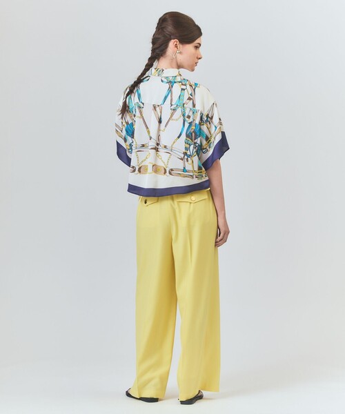 GRACE CLASS（グレースクラス）の「マリンワイドパンツ（その他パンツ・レディース・イエロー/ホワイト/ネイビー・36/38）」の6枚目の写真