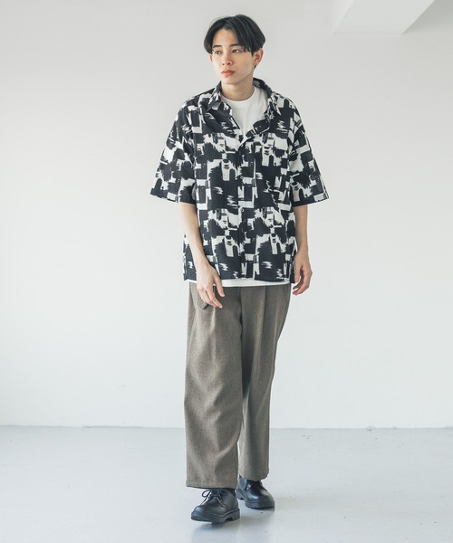LOWRYS FARM(ローリーズファーム)の「ソウガラシャツSS 452281(シャツ/ブラウス・メンズ・ブラック/ブルー・MEDIUM/LARGE)」の7枚目の写真
