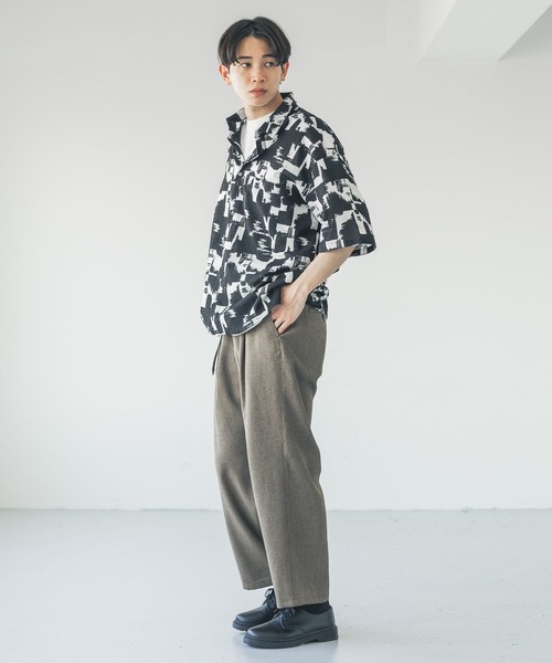 LOWRYS FARM(ローリーズファーム)の「ソウガラシャツSS 452281(シャツ/ブラウス・メンズ・ブラック/ブルー・MEDIUM/LARGE)」の8枚目の写真