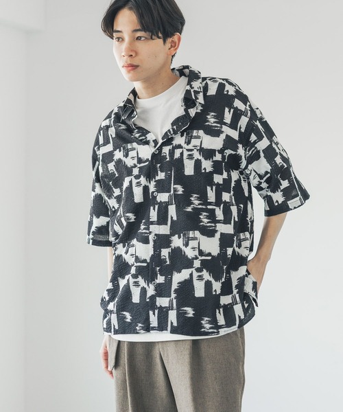 LOWRYS FARM(ローリーズファーム)の「ソウガラシャツSS 452281(シャツ/ブラウス・メンズ・ブラック/ブルー・MEDIUM/LARGE)」の9枚目の写真