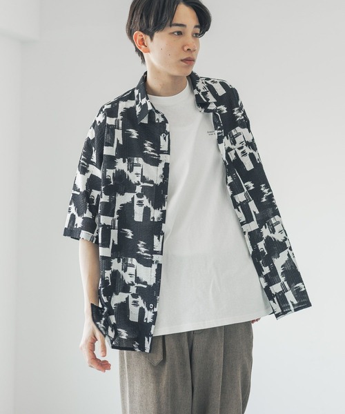 LOWRYS FARM(ローリーズファーム)の「ソウガラシャツSS 452281(シャツ/ブラウス・メンズ・ブラック/ブルー・MEDIUM/LARGE)」の10枚目の写真