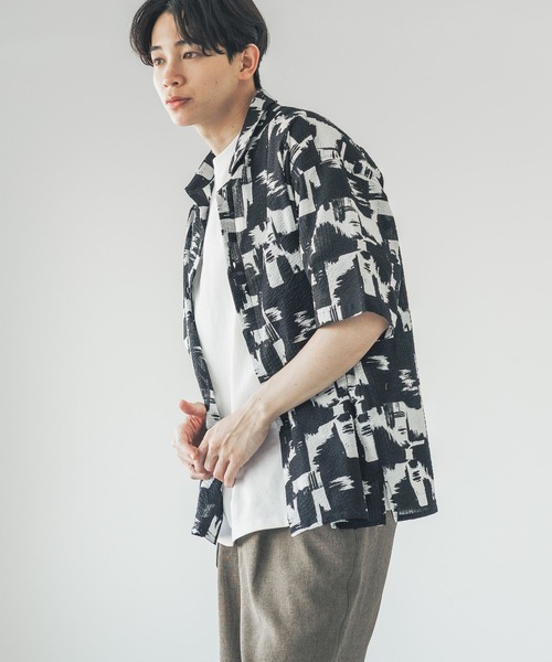 LOWRYS FARM(ローリーズファーム)の「ソウガラシャツSS 452281(シャツ/ブラウス・メンズ・ブラック/ブルー・MEDIUM/LARGE)」の11枚目の写真