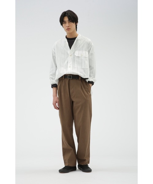 OVERDYE MELANGE COTTON LINEN（その他パンツ）｜MHL