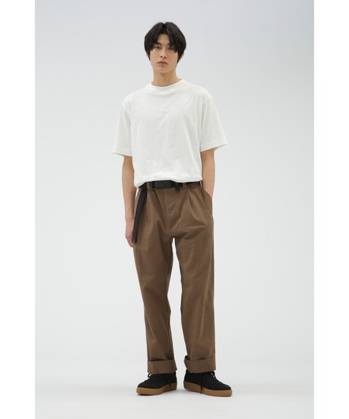 MHL ボトムス　ダークブラウン MHL.｜エムエイチエルのパンツ（ブラウン/茶色系）通販 - ZOZOTOWN