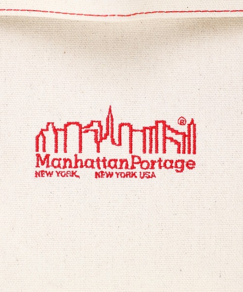 Manhattan Portage(マンハッタンポーテージ)の「PINE STREET SHOULDER BAG CANVAS LITE 25(ショルダーバッグ・レディース・ナチュラル/ダークネイビー・SMALL)」の9枚目の写真