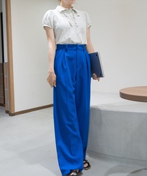 BLUE×PALANG（ブルーパラン）の「TUCK LONG PANTS（スラックス）」