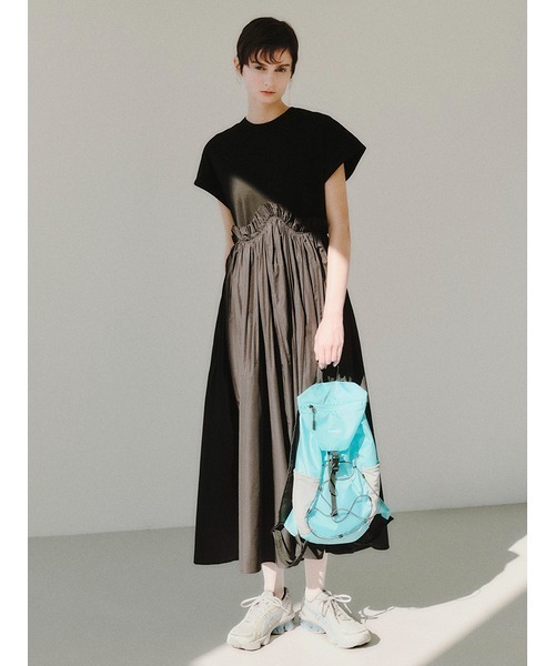 emmi カットドッキングプリーツワンピース emmi｜カットドッキングプリーツワンピース | Rakuten Fashion