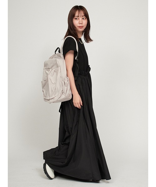 セール】【限定カラー】カットドッキングプリーツワンピース