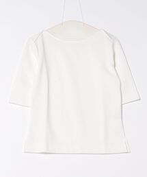 eM | ライトダンボールボートネックハーフスリーブプルオーバー(Tシャツ/カットソー)