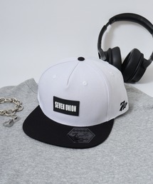 7Union（セブンユニオン）の「7UNION ESCAPE CANO / THE ANAMEIM ボックスロゴ カモフラ 5パネルキャップ（キャップ）」