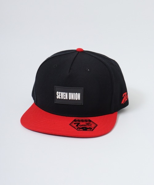 7Union（セブンユニオン）の「7UNION ESCAPE CANO / THE ANAMEIM ボックスロゴ カモフラ 5パネルキャップ（キャップ・メンズ・ホワイト×ブラック/ブラック×レッド/グリーン/ブラック・FREE）」の17枚目の写真