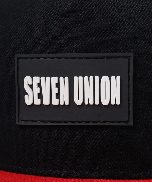 7Union（セブンユニオン）の「7UNION ESCAPE CANO / THE ANAMEIM ボックスロゴ カモフラ 5パネルキャップ（キャップ・メンズ・ホワイト×ブラック/ブラック×レッド/グリーン/ブラック・FREE）」の18枚目の写真