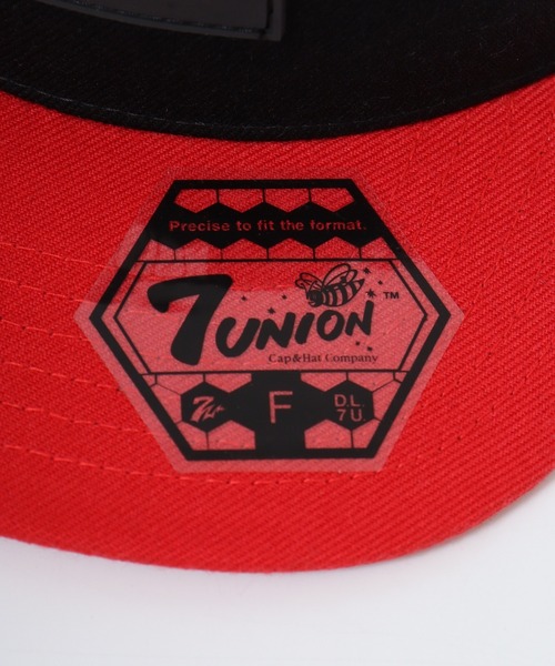 7Union（セブンユニオン）の「7UNION ESCAPE CANO / THE ANAMEIM ボックスロゴ カモフラ 5パネルキャップ（キャップ・メンズ・ホワイト×ブラック/ブラック×レッド/グリーン/ブラック・FREE）」の19枚目の写真