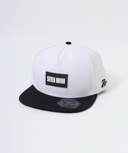 7Union（セブンユニオン）の「7UNION ESCAPE CANO / THE ANAMEIM ボックスロゴ カモフラ 5パネルキャップ（キャップ・メンズ・ホワイト×ブラック/ブラック×レッド/グリーン/ブラック・FREE）」の16枚目の写真