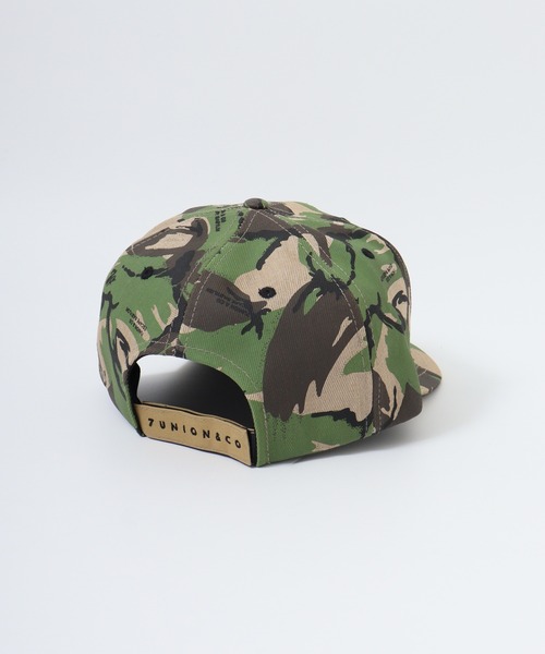 7Union（セブンユニオン）の「7UNION ESCAPE CANO / THE ANAMEIM ボックスロゴ カモフラ 5パネルキャップ（キャップ・メンズ・ホワイト×ブラック/ブラック×レッド/グリーン/ブラック・FREE）」の13枚目の写真