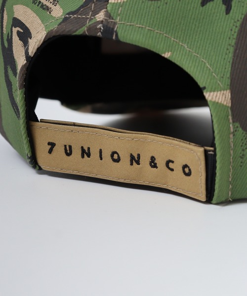 7Union（セブンユニオン）の「7UNION ESCAPE CANO / THE ANAMEIM ボックスロゴ カモフラ 5パネルキャップ（キャップ・メンズ・ホワイト×ブラック/ブラック×レッド/グリーン/ブラック・FREE）」の14枚目の写真