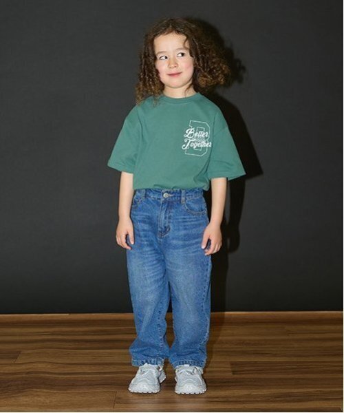 b・ROOM（ビールーム）の「【カイテキ天竺】バックプリントTシャツ（Tシャツ/カットソー・キッズ・ブラック/オフホワイト/モスグリーン/パープル系その他/ターコイズブルー/ダークブラウン・140cm/100cm/120cm/150cm/110cm/130cm）」の20枚目の写真