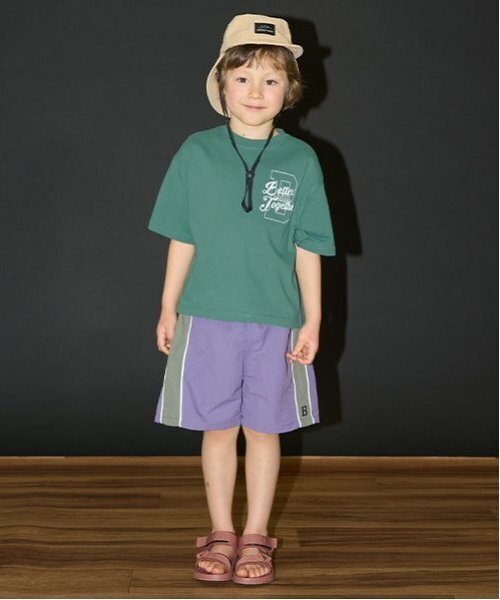 b・ROOM（ビールーム）の「【カイテキ天竺】バックプリントTシャツ（Tシャツ/カットソー・キッズ・ブラック/オフホワイト/モスグリーン/パープル系その他/ターコイズブルー/ダークブラウン・140cm/100cm/120cm/150cm/110cm/130cm）」の22枚目の写真