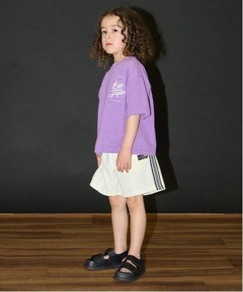 b・ROOM（ビールーム）の「【カイテキ天竺】バックプリントTシャツ（Tシャツ/カットソー・キッズ・ブラック/オフホワイト/モスグリーン/パープル系その他/ターコイズブルー/ダークブラウン・140cm/100cm/120cm/150cm/110cm/130cm）」の22枚目の写真