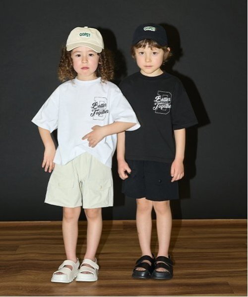 b・ROOM（ビールーム）の「【カイテキ天竺】バックプリントTシャツ（Tシャツ/カットソー・キッズ・ブラック/オフホワイト/モスグリーン/パープル系その他/ターコイズブルー/ダークブラウン・140cm/100cm/120cm/150cm/110cm/130cm）」の17枚目の写真