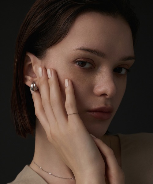 CENE（セネ）の「【CENE】セネ/スリムシンプルピンキーリング（リング・レディース・シルバー/ゴールド・#3/#1/#5）」の7枚目の写真