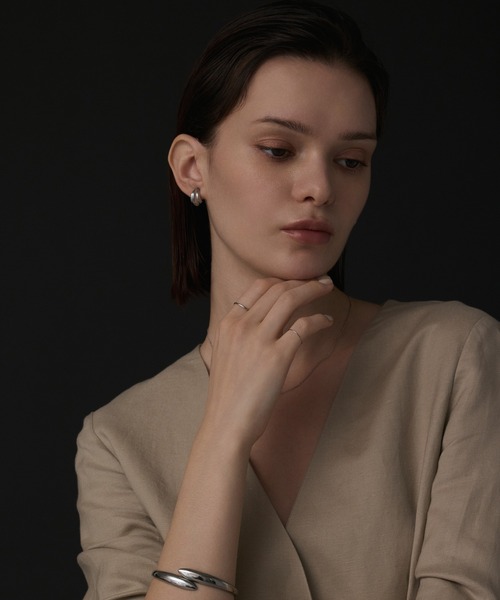 CENE（セネ）の「【CENE】セネ/スリムシンプルピンキーリング（リング・レディース・シルバー/ゴールド・#3/#1/#5）」の10枚目の写真