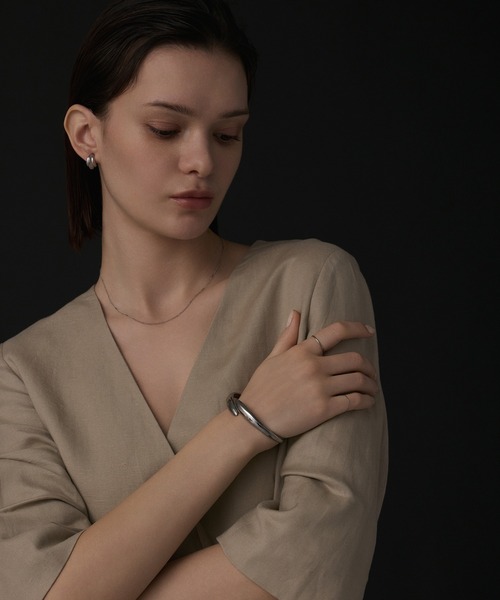 CENE（セネ）の「【CENE】セネ/スリムシンプルピンキーリング（リング・レディース・シルバー/ゴールド・#3/#1/#5）」の11枚目の写真