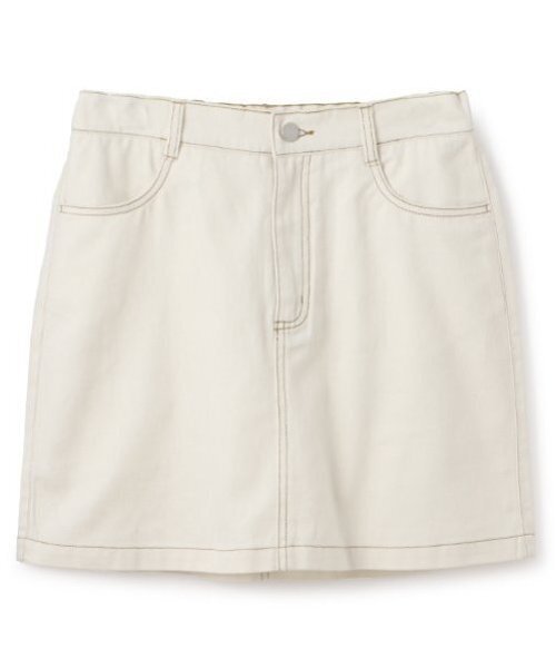 LOVETOXIC（ラブトキシック）の「【ベーシック】【GOODPRICE】デニム・ツイル台形スカパン（スカート・キッズ・ベージュ/ブラック/ブルー/ネイビー/オフホワイト・L:160cm/S:140cm/LL(170cm)/M:150cm/130cm）」の11枚目の写真