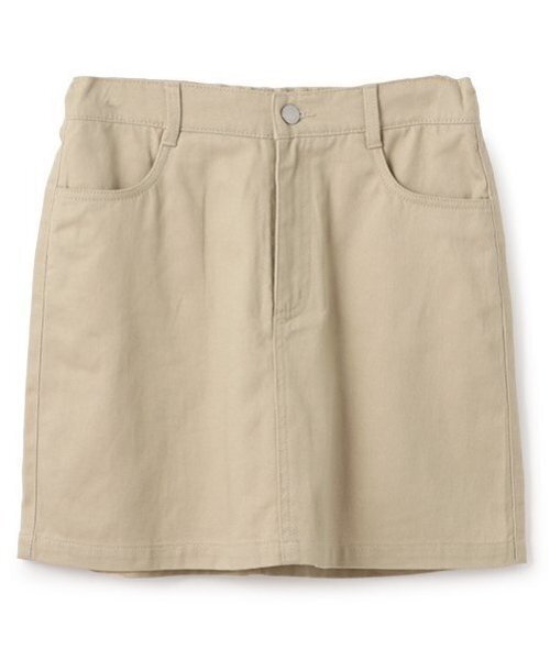 LOVETOXIC（ラブトキシック）の「【ベーシック】【GOODPRICE】デニム・ツイル台形スカパン（スカート・キッズ・ベージュ/ブラック/ブルー/ネイビー/オフホワイト・L:160cm/S:140cm/LL(170cm)/M:150cm/130cm）」の12枚目の写真