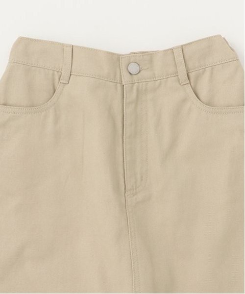LOVETOXIC（ラブトキシック）の「【ベーシック】【GOODPRICE】デニム・ツイル台形スカパン（スカート・キッズ・ベージュ/ブラック/ブルー/ネイビー/オフホワイト・L:160cm/S:140cm/LL(170cm)/M:150cm/130cm）」の14枚目の写真