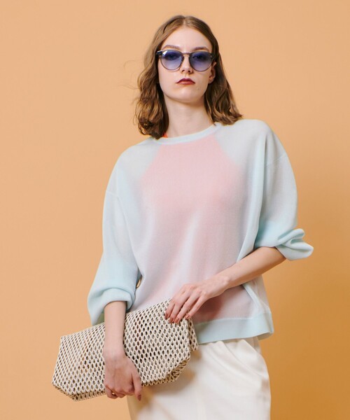 MARY AL TERNA（メアリオルターナ）の「【MARY AL TERNA(メアリーオルターナ)】GAP トートバッグ（トートバッグ・レディース・ベージュ/ミント・FREE）」の3枚目の写真