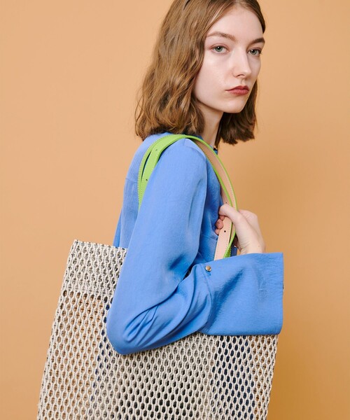 MARY AL TERNA（メアリオルターナ）の「【MARY AL TERNA(メアリーオルターナ)】GAP トートバッグ（トートバッグ・レディース・ベージュ/ミント・FREE）」の10枚目の写真