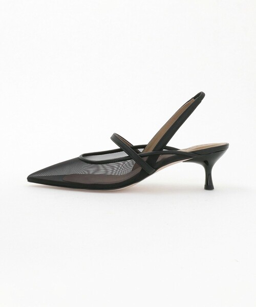 ODDTE E ODILE シャーリングトップバックベルト パンプス　24cm ODETTE E ODILE パンプス スクエアバックベルト パンプス40