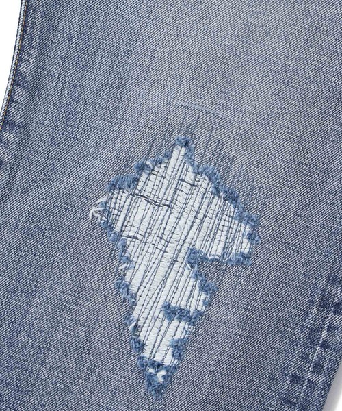 UNION（UNION TOKYO）（ユニオン）の「UNION TOKYO WRIGHT DENIM ユニオン トーキョー デニム パンツ（デニムパンツ・メンズ・インディゴブルー・SMALL/LARGE）」の5枚目の写真