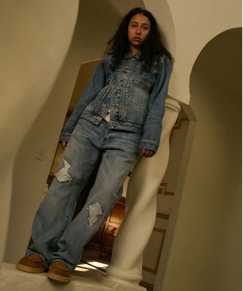 UNION（UNION TOKYO）（ユニオン）の「UNION TOKYO WRIGHT DENIM ユニオン トーキョー デニム パンツ（デニムパンツ・メンズ・インディゴブルー・SMALL/LARGE）」の17枚目の写真