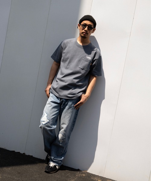 UNION（UNION TOKYO）（ユニオン）の「UNION TOKYO WRIGHT DENIM ユニオン トーキョー デニム パンツ（デニムパンツ・メンズ・インディゴブルー・SMALL/LARGE）」の11枚目の写真
