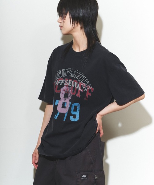 NASTY KICK（ナスティーキック）の「【UNISEX】NASTYKICK／オフピグメントT（Tシャツ/カットソー・メンズ・チャコール・MEDIUM/LARGE）」の6枚目の写真
