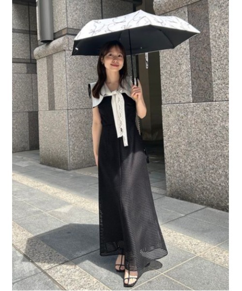 SNIDEL(スナイデル)の「【SNIDEL×PROTECT U】コラボレーション日傘(折りたたみ傘・レディース・ホワイト系その他/グレー・FREE)」の19枚目の写真