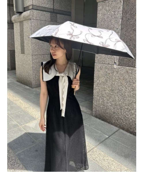 SNIDEL(スナイデル)の「【SNIDEL×PROTECT U】コラボレーション日傘(折りたたみ傘・レディース・ホワイト系その他/グレー・FREE)」の22枚目の写真