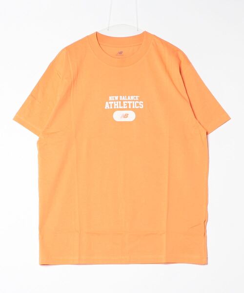 NEW BALANCE(ニューバランス)の「ニューバランス New Balance グラフィックショートスリーブTシャツ_Heritage(Tシャツ/カットソー・メンズ・グレー/アーミー/オレンジ・S/M/L/LL)」の3枚目の写真