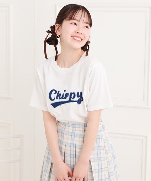 ★as''on★ATLANTA POCKET TEE / PINK★正規品/韓国送料込 セール】ツイルアップリケTシャツ（Tシャツ/カットソー）｜PINK